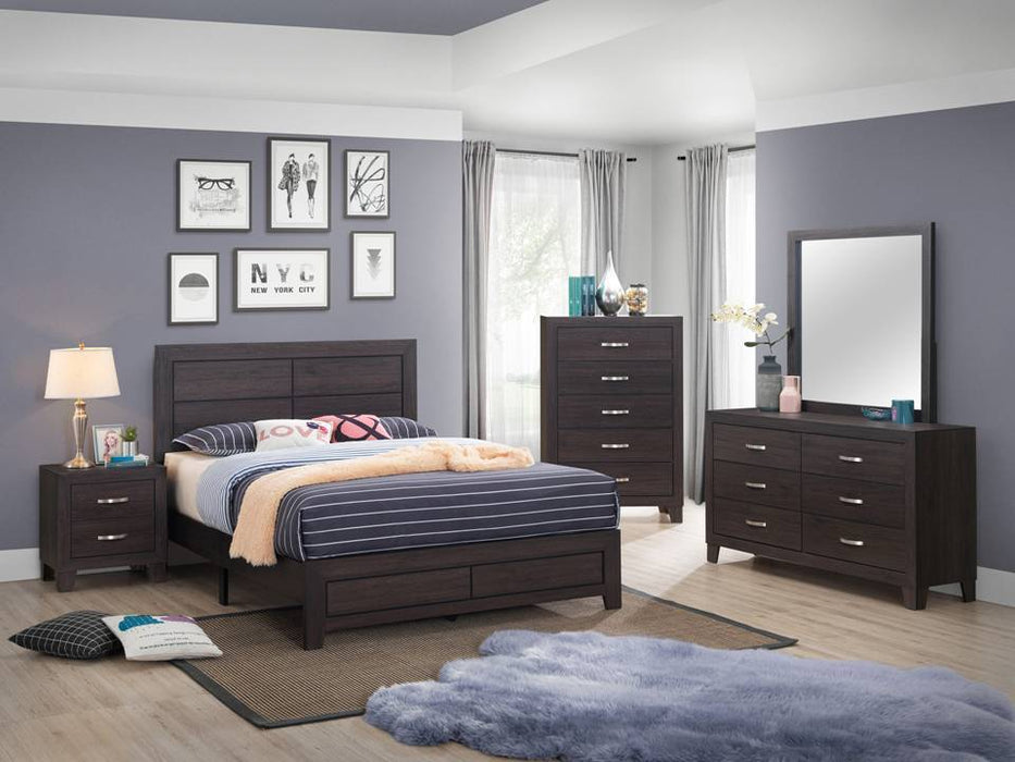 Hopkins Espresso Platform Youth Bedroom Set - Gate Furniture