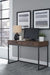 Horatio Warm Brown/Gunmetal Home Office Desk - Z1610999 - Gate Furniture