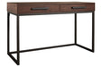 Horatio Warm Brown/Gunmetal Home Office Desk - Z1610999 - Gate Furniture