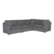 Howerton Gray 4 - Piece Modular Sectional - Gate FurnitureSectional