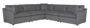 Howerton Gray 5 - Piece Modular Sectional - Gate FurnitureSectional