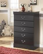 Huey Vineyard Black Chest of Drawers - Gate FurnitureChest