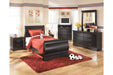 Huey Vineyard Black Dresser - B128-31 - Gate Furniture