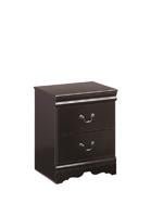 Huey Vineyard Black Nightstand - Gate FurnitureNightstand