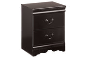 Huey Vineyard Black Nightstand - Gate FurnitureNightstand