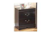 Huey Vineyard Black Nightstand - Gate FurnitureNightstand