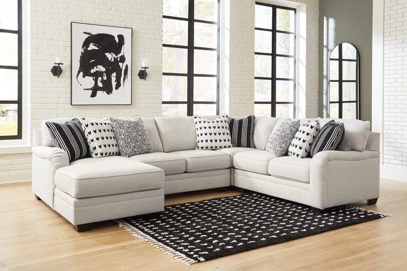 Huntsworth Dove Gray 4 - Piece LAF Chaise Sectional - Gate FurnitureSectional