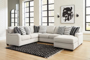 Huntsworth Dove Gray 4 - Piece RAF Chaise Sectional - Gate FurnitureSectional