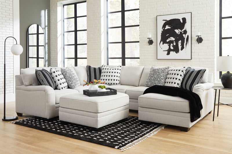 Huntsworth Dove Gray 4 - Piece RAF Chaise Sectional - Gate FurnitureSectional