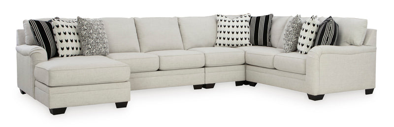 Huntsworth Dove Gray 5 - Piece LAF Chaise Sectional - Gate FurnitureSectional