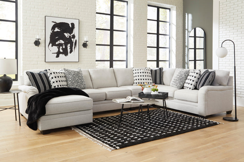 Huntsworth Dove Gray 5 - Piece LAF Chaise Sectional - Gate FurnitureSectional