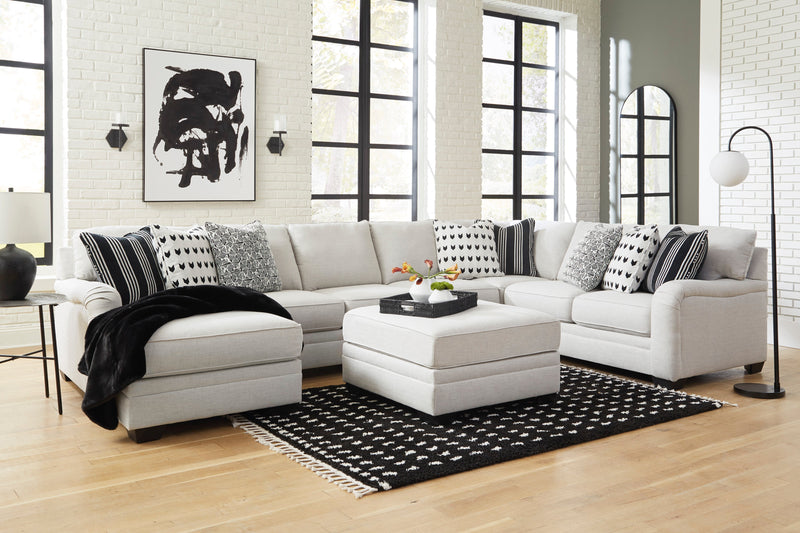 Huntsworth Dove Gray 5 - Piece LAF Chaise Sectional - Gate FurnitureSectional