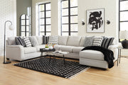 Huntsworth Dove Gray 5 - Piece RAF Chaise Sectional - Gate FurnitureSectional