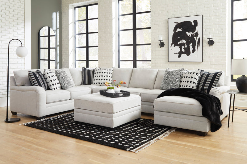 Huntsworth Dove Gray 5 - Piece RAF Chaise Sectional - Gate FurnitureSectional