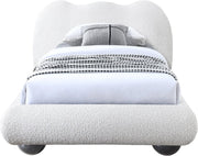 Hyde Boucle Fabric Twin Bed (3 Boxes) Cream - Gate FurnitureTwin Bed