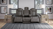 Hyllmont Gray Power Reclining Living Room Set - Gate FurnitureLiving Room Set