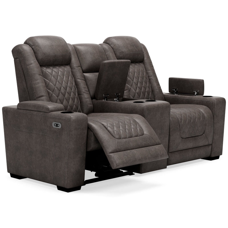 Hyllmont Gray Power Reclining Living Room Set - Gate FurnitureLiving Room Set