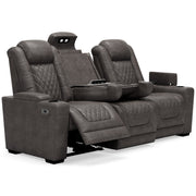 HyllMont Gray Power Reclining Living Room Set - Gate FurniturePower Reclining Living Room Set