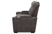 HyllMont Gray Power Reclining Sofa - Gate FurniturePower Reclining Sofa