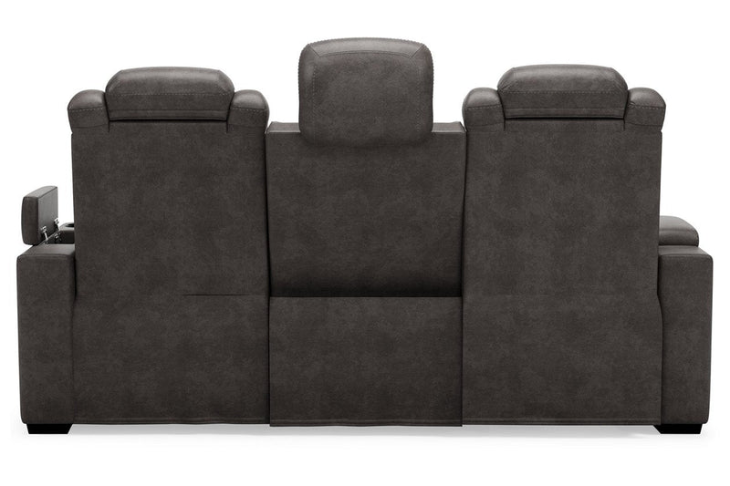 HyllMont Gray Power Reclining Sofa - Gate FurniturePower Reclining Sofa