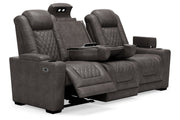 HyllMont Gray Power Reclining Sofa - Gate FurniturePower Reclining Sofa