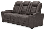 HyllMont Gray Power Reclining Sofa - Gate FurniturePower Reclining Sofa