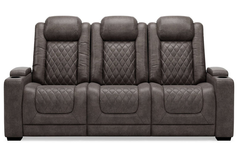HyllMont Gray Power Reclining Sofa - Gate FurniturePower Reclining Sofa