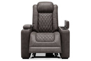 HyllMont Gray Recliner - Gate FurnitureRecliner