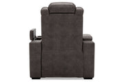 HyllMont Gray Recliner - Gate FurnitureRecliner