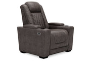 HyllMont Gray Recliner - Gate FurnitureRecliner