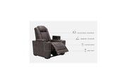 HyllMont Gray Recliner - Gate FurnitureRecliner