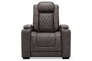 HyllMont Gray Recliner - Gate FurnitureRecliner