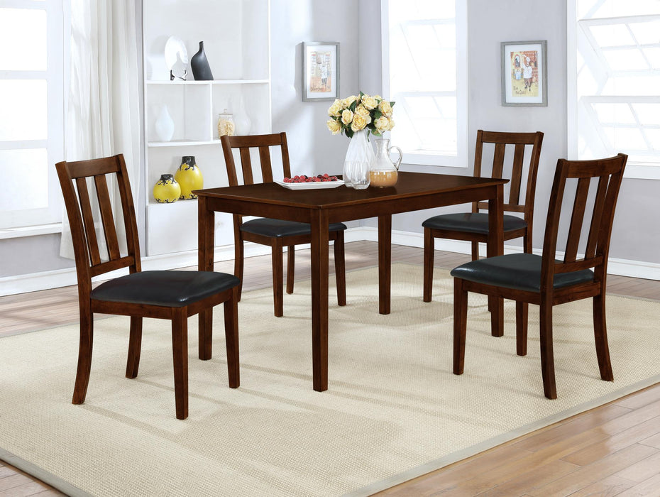 Iberis 5Pcs Oak Dining Set (5 In 1) - D3336-5IN1 - Gate Furniture