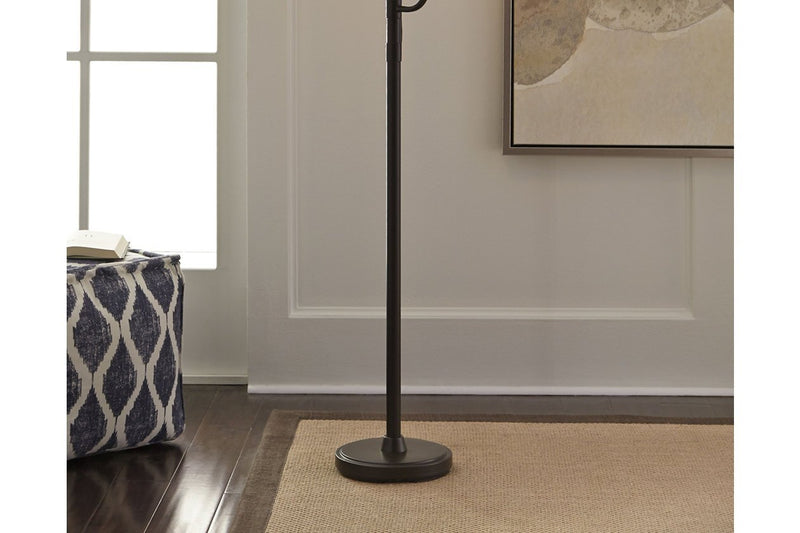 Jaak Bronze Finish Floor Lamp - Gate FurnitureFloor Lamps