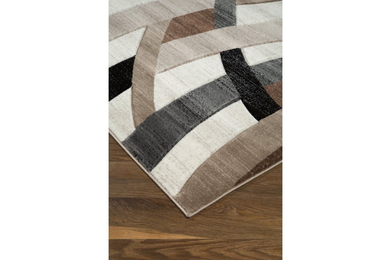 Jacinth Multi 5' x 6'7" Rug - Gate FurnitureRugs