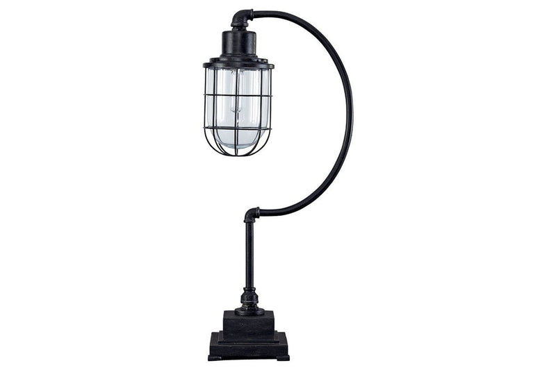Jae Antique Black Desk Lamp - Gate FurnitureTable Lamp