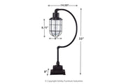 Jae Antique Black Desk Lamp - Gate FurnitureTable Lamp