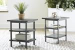 Jandoree Grayish Brown End Table (Set of 2) - T085-3 - Gate Furniture