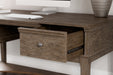 Janismore Home Office Storage Leg Desk - H776-26 - Gate Furniture