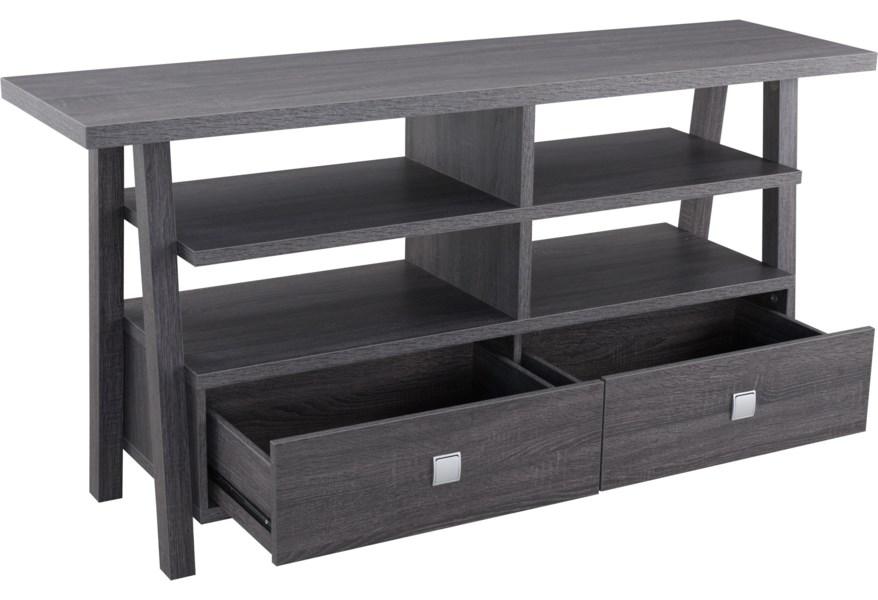 Jarvis Gray 60" TV Stand - 4808-GY - Gate Furniture
