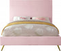 Jasmine Velvet Full Bed Pink - JasminePink-F