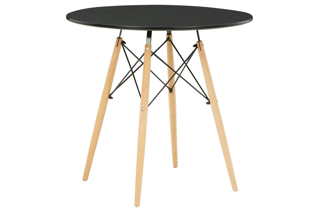 Jaspeni Black/Natural Dining Table - D200-15 - Gate Furniture