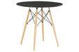 Jaspeni Black/Natural Dining Table - D200-15 - Gate Furniture