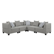 Jayilin Gray 5 - Piece Modular Sectional - Gate FurnitureSectional