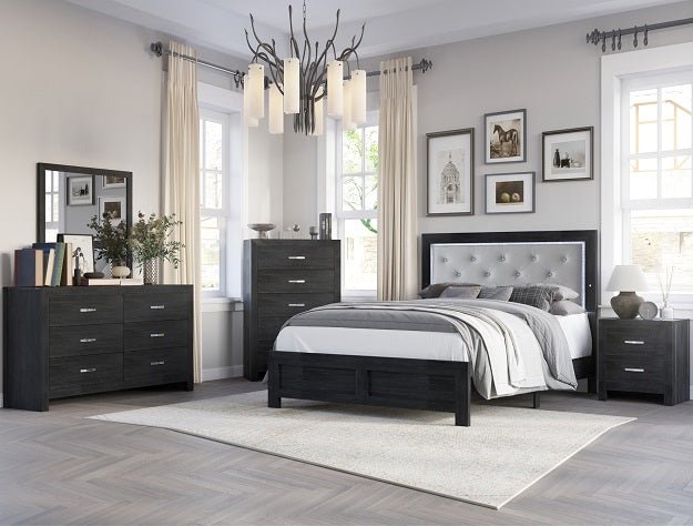 Jaylen Bed In One Box Black - Gate Furniture
