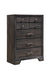 Jaymes Gray Chest - B6580-4 - Gate Furniture