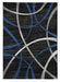 Jenue Black/Gray/Blue 5' x 7' Rug - R403592 - Gate Furniture