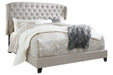 Jerary Gray King Upholstered Bed - B090-982 - Gate Furniture