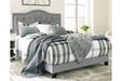 Jerary Gray Queen Upholstered Bed - B090-381 - Gate Furniture