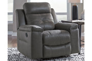 Jesolo Dark Gray Recliner - Gate FurnitureRecliner